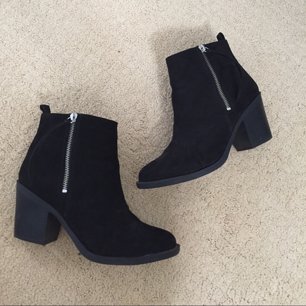 Black booties
